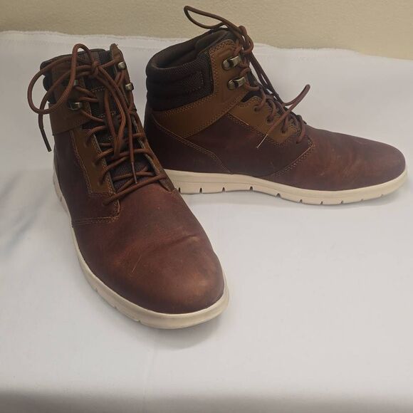 Timberland Men's Graydon Brown Mid Lightweight Sneaker Chukka Boot Shoe, EUC, 10 - Picture 3 of 7